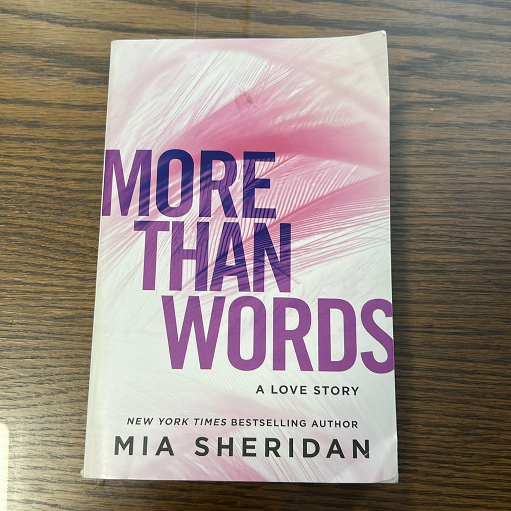 More Than Words book by Mia Sheridan